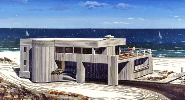 image of beach house plan 4195